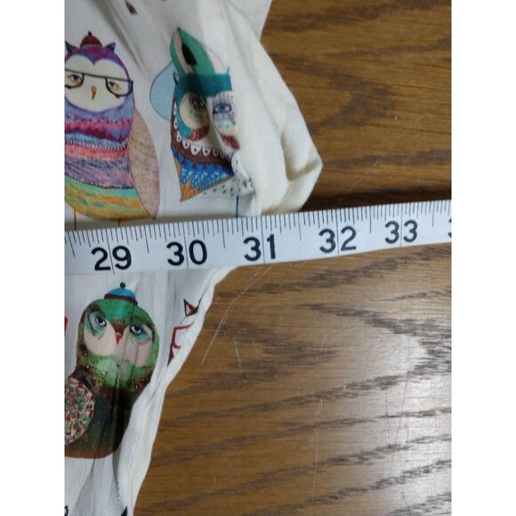 Easel Los Angeles Owl Print Oversized Top M - Picture 5 of 8